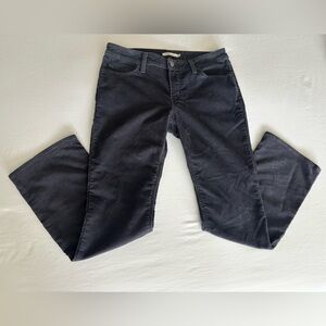 Levi's Women's Gray Superlow Boot Cut Corduroy Classic Western Cowgirl Jeans, 31